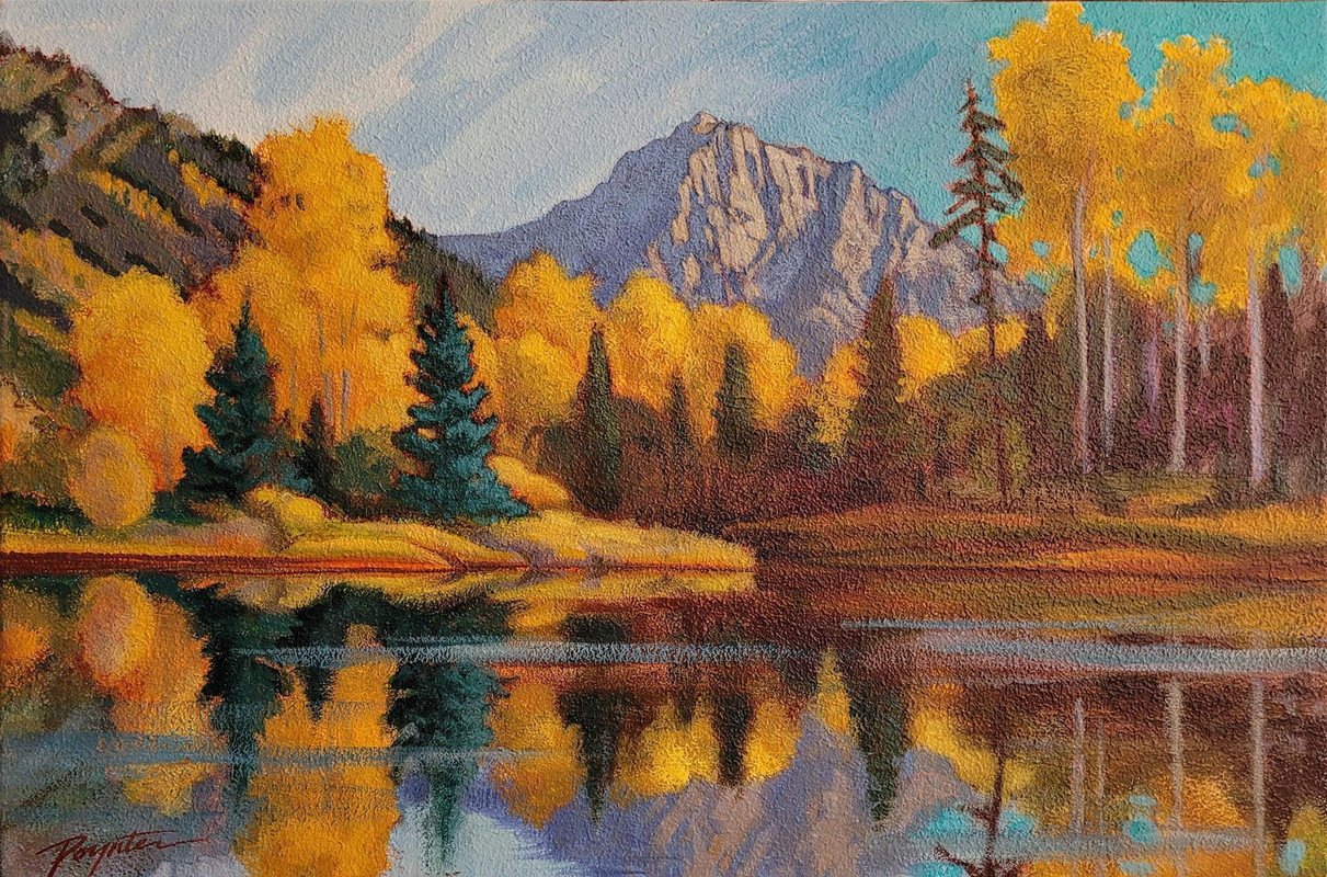 Maiden Lake reflections &ndash; Fernie BC