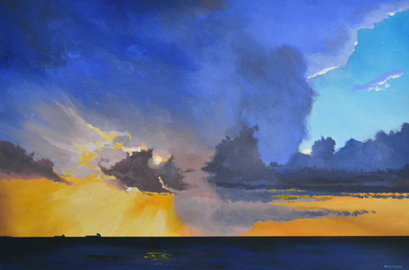 Incoming Storm at Sunset Beach