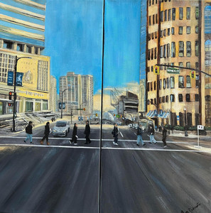 Homer Street (dyptich)