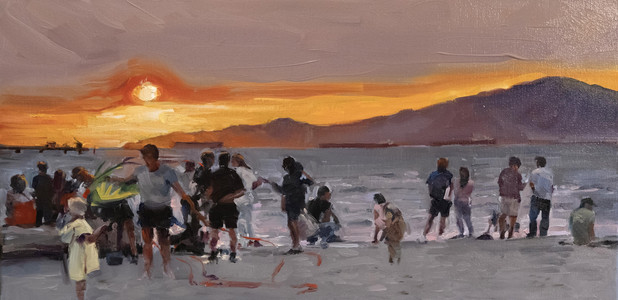 Kitsilano Beach, Vancouver &mdash; Summer Sunset
