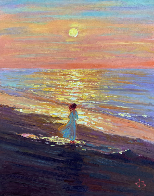 Beneath the Sunset Glow