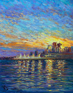 Vancouver in Lingering Light