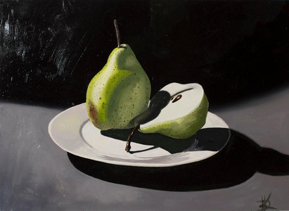 Pears on a Plate