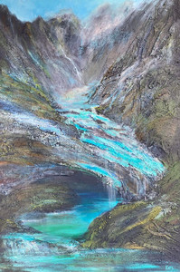 Glacial River and Cave