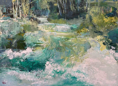 Tumultuous Mountain River