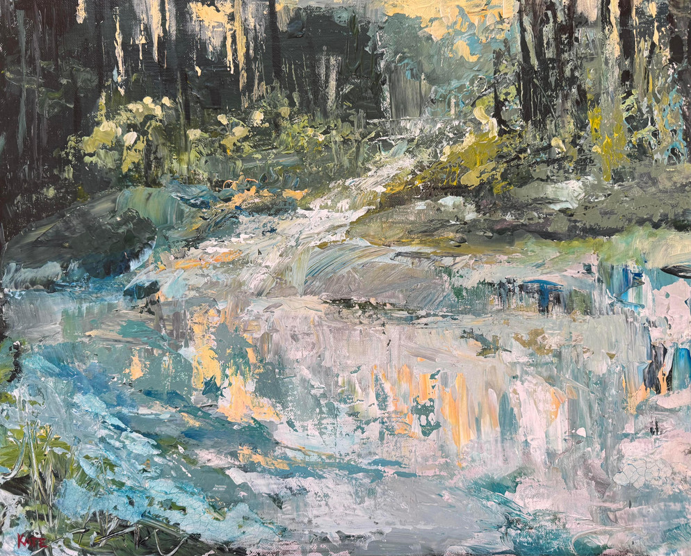 Shining Icy River
