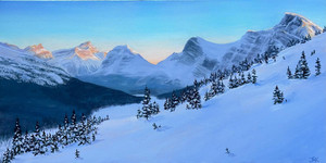 Last Light at Bow Summit, Banff National Park  t by Julia Keenliside