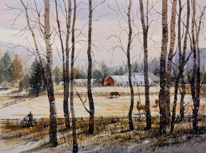 Pitt Meadows after snow