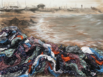 Tides of Excess: A Visual Commentary on Fast Fashion and its Toll on African Shores