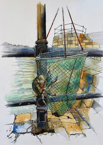 Catching Crabs, North Berwick