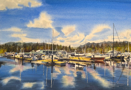 Tranquil Vancouver Harbor