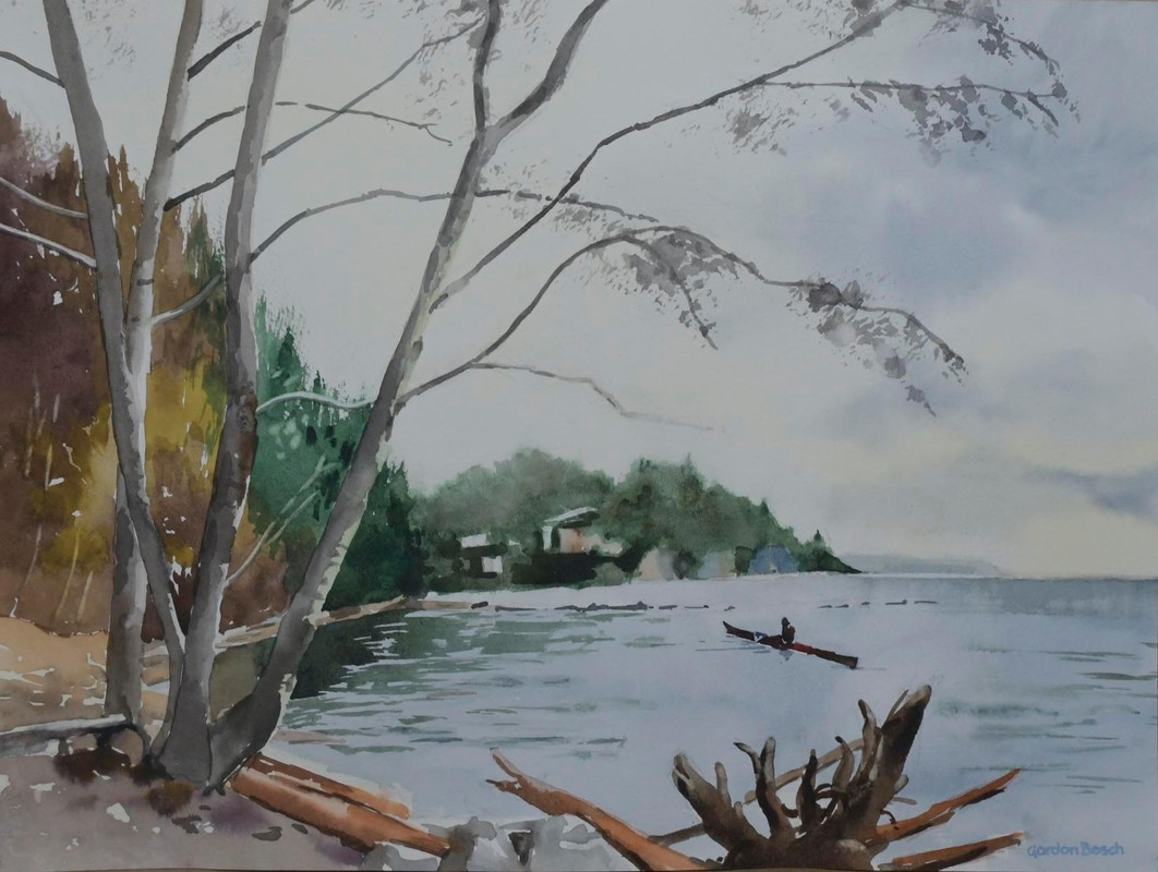 Winter Kayaker