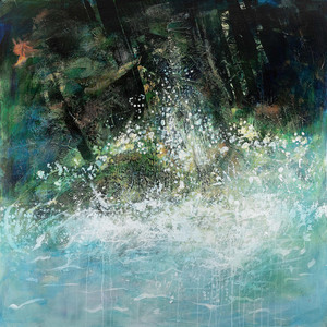 Cascade In The Forest