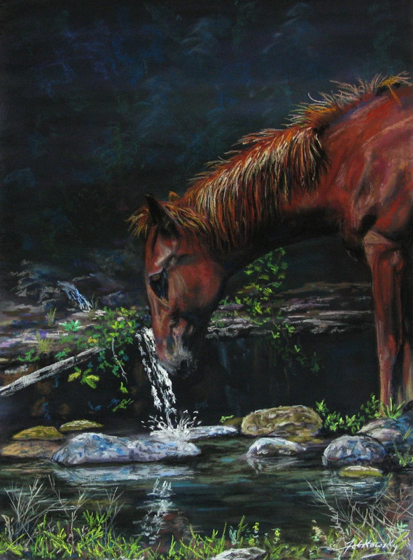 By the Brook - Wild Horses 2