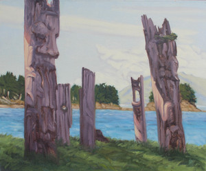 #899-Picturesque Place (Old Haida Village of Ninstints) by Stafford Plant