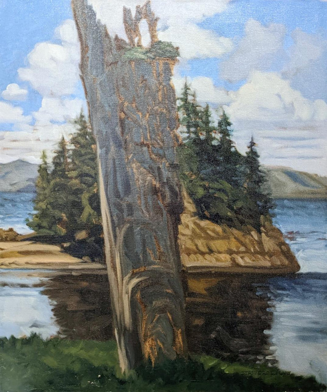 #898-Abandoned Haida Village, Anthony Island, QCI