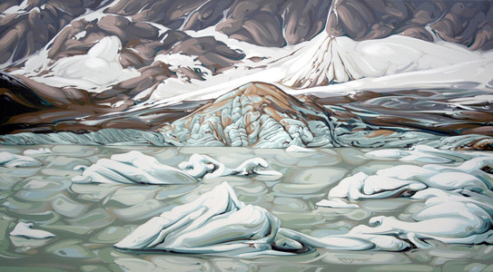The Cavell Glacier