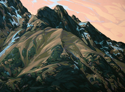 Cascade Mountain, A Detail