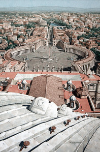 From the Dome of St Peter's, Vatican City