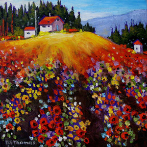 Floral Hillside