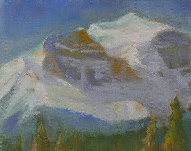 Alpine Light on Mount Temple
