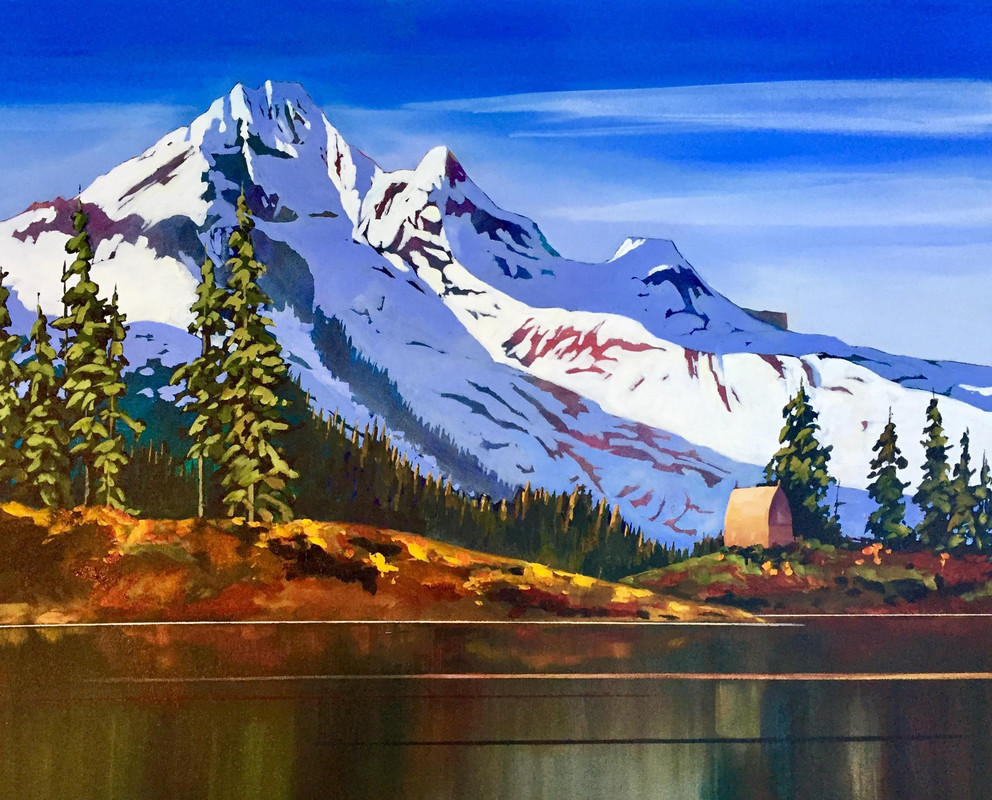 Mt Garabaldi seen from Elfin Lakes.