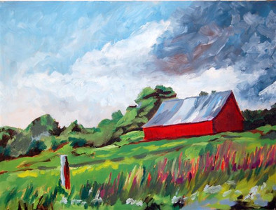 Nova Scotia Red Barn