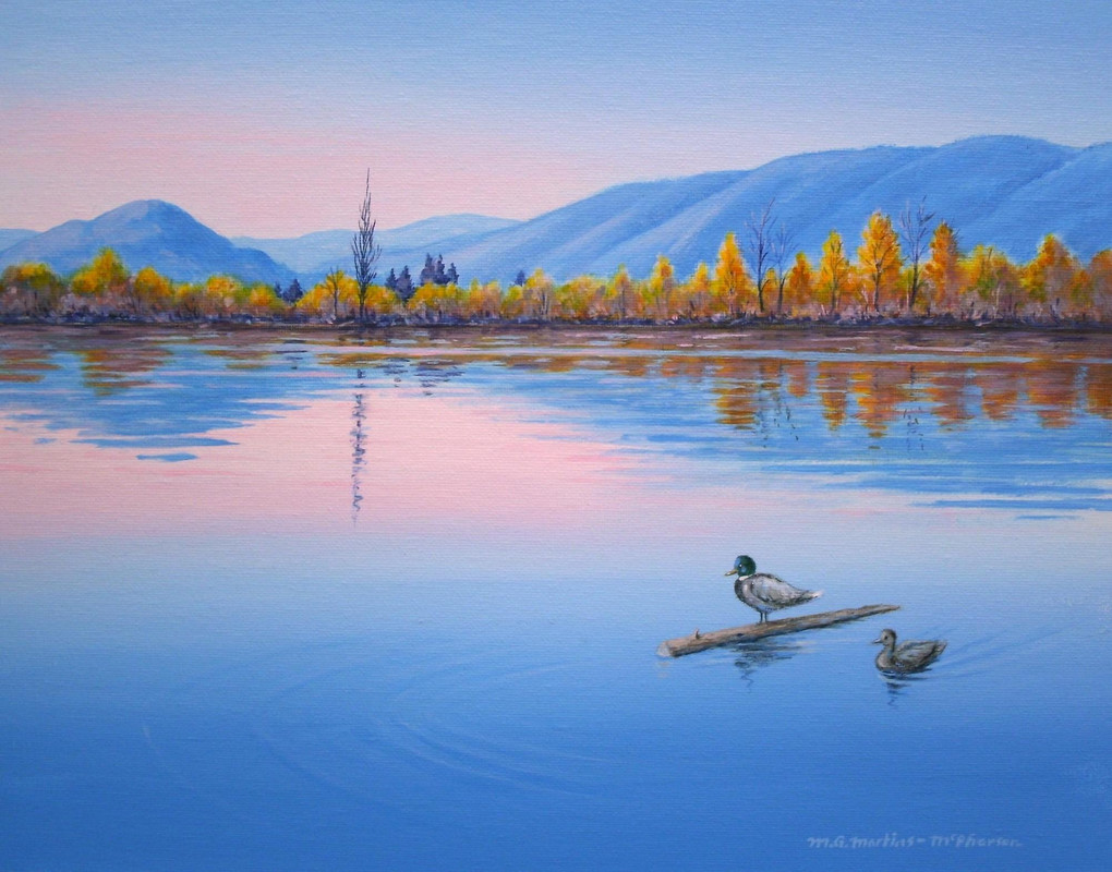 Munson Pond, Autumn Light