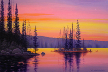 Oyama Lake Sunset Inspiration