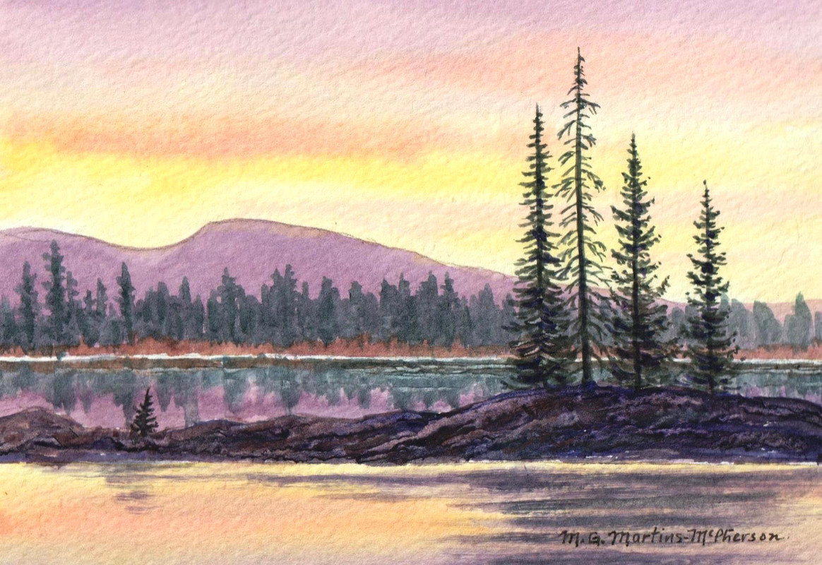 Arlington Lake Evening Light