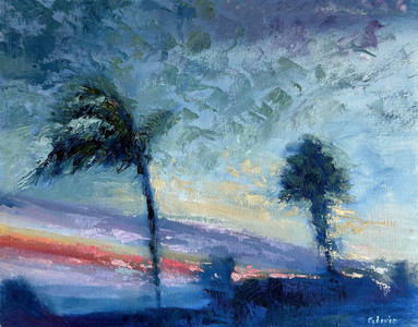 Wind, Sunset, Red Wine