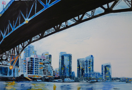 Under the Granville Bridge