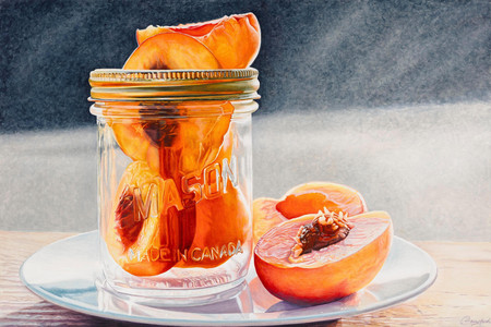 Orchard house peaches ; made in Canada