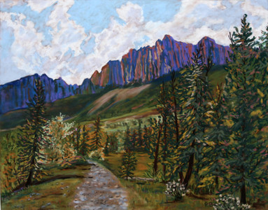 Pathway to Yamnuska