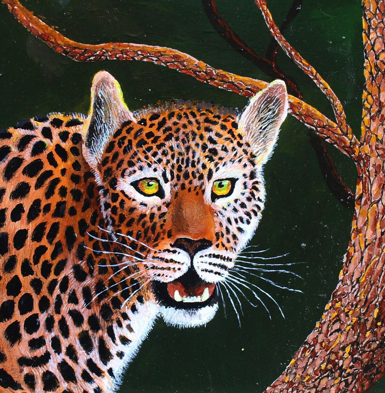 Leopard in his Tree