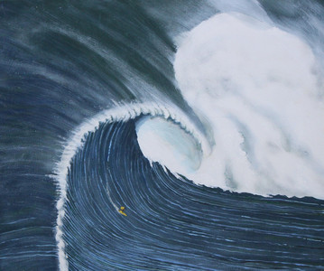 Death Defying Surfer