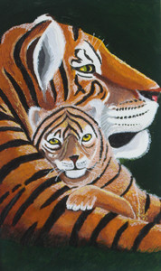 Tigress and her cub