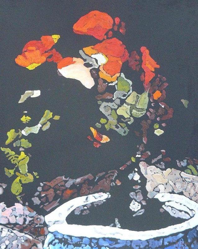 Pottery Flowers IV