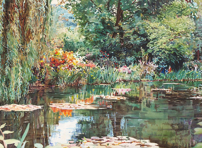 Monet's Lily Pond #2