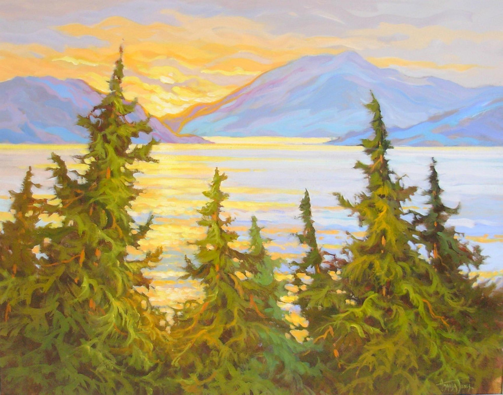 Setting Sun, Howe Sound