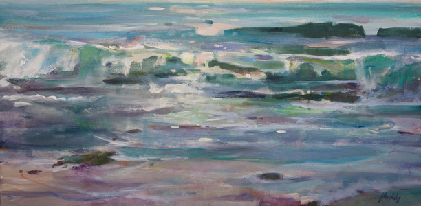 Evening Wave - Plein Air