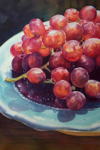 Grapes on Pamela's Plate