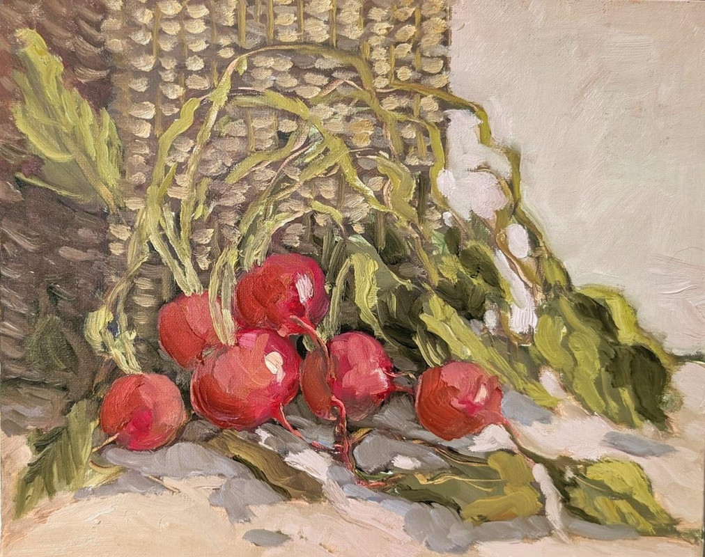 Radishes & Basket