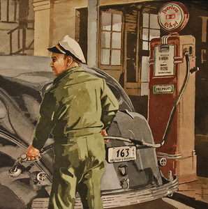 Sunday drive c. 1945