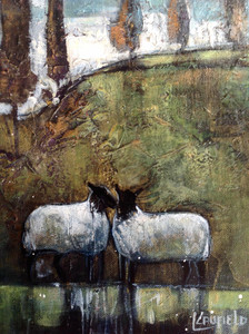Hillside with Sheep
