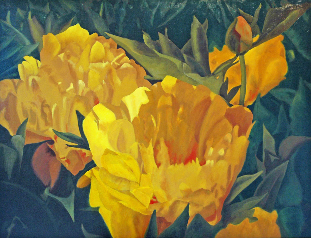 Yellow Peonies#2