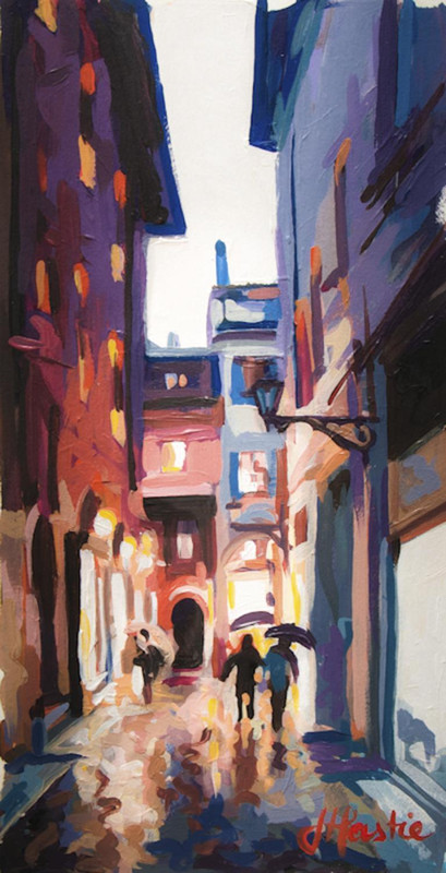 Rainy Evening (Bologna Italy)