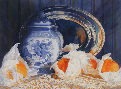 Ginger Jar and Oranges