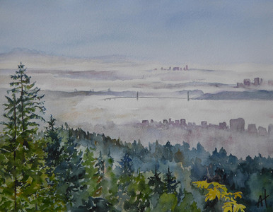 Fog Over Vancouver
