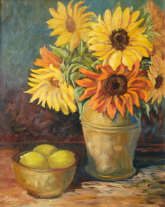 Sunflowers and Limes